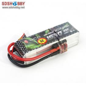 Gens ACE New Design High Quality 1550mAh 25C 3S 11.1V Lipo Battery with T Plug