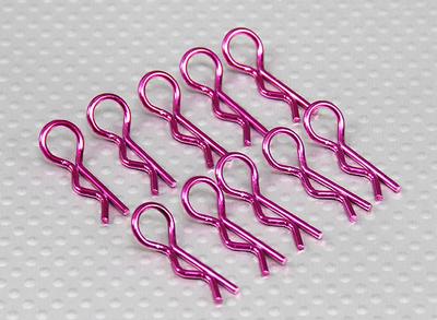 Heavy Duty 45 Deg Body Clips (Purple) (10Pcs)