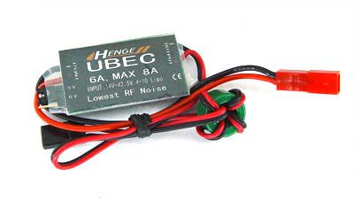 HENGE 6A 4-10S/14-42.5V Input Switch Mode UBEC - HV Version