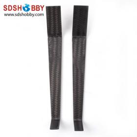 Carbon Fiber Landing Gear for 50 Grade F3A Nitro Airplanes with 3K Treatments on Surface