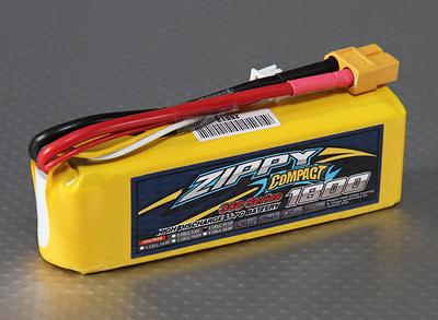 ZIPPY Compact 1800mAh 3S 35C Lipo Pack