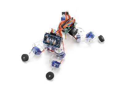 Playful Puppy Robotic Kit with ATmega8 Control Board and IR Sensor