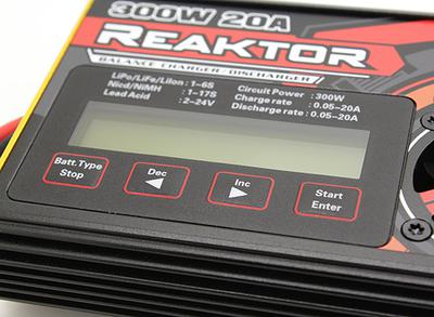 Turnigy Reaktor 300W 20A 6S Balance Charger