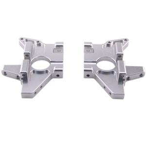 Golden Horizons Alum Rear Bulkhead T-maxx 2.5/3.3/ E-Maxx silver GHH02212