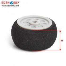 Small Sponge Wheel D20*H11*d2mm for Air Retract Landing Gear