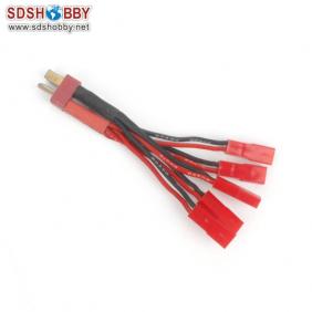 Five-in-one/ 5 in 1 Power Wire (Anode T Plug +Cathode JST Plug) for Bumblebee ST550 RC Quadcopter