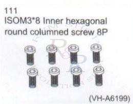 ISOM3*32 Inner hexagonal round columned screw 8P (VH-A6200)