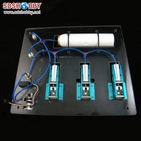 Air Retracts Kit (Φ5.0) with 3pcs Gear Mounts One-way Air-pressure Control