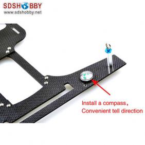 Carbon Fiber Holder for Futaba Radio FF8 FF9