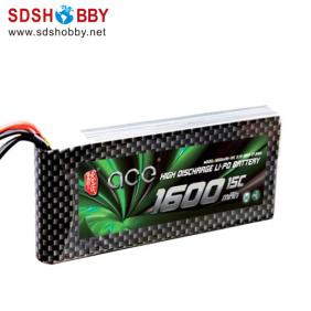 Gens ACE New Design High Quality 1600mAh 15C 3S 11.1V Lipo Battery with T Plug