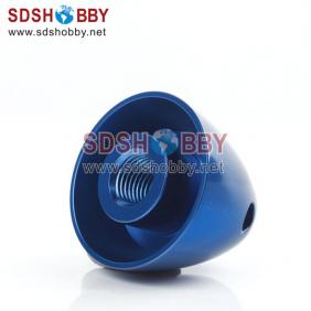 Aluminum Adaptor Spinner for RC Model Airplanes 3/8-24 D32 x H30 mm-Blue Color