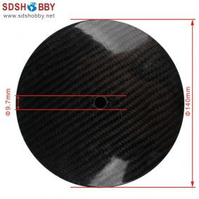 RC Model 5.5″ (139.7mm) Carbon Fiber Spinner with Carbon Fiber Back plate 3K Surface Processing