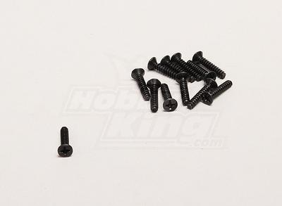 Self Tapping 3x16mm Cross Screw (12pcs/bag) - Turnigy Trailblazer 1/8