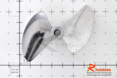 Î¦5 x Î¦75mm RC EP Boat Stainless Steel Slotted Propeller