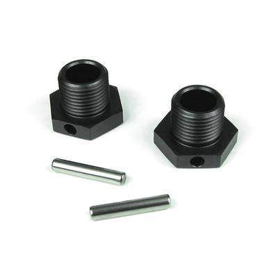 Tekno RC Wheel Hubs (Aluminum/Black Ano w/Pins) EB48 (2) TKR5071