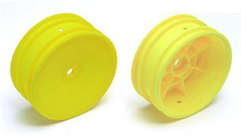 Associated Buggy Front Wheel Hex Yellow ASC9691