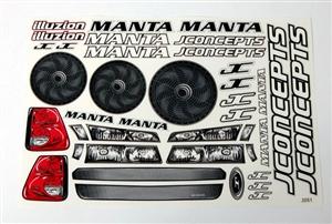 JConcepts Manta Decal Sheet JCI2051