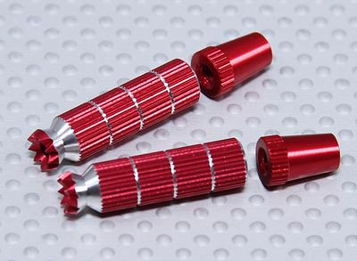 Alloy Anti-Slip TX Control Sticks Long (Futaba TX Red)