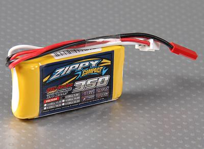 ZIPPY Compact 350mAh 2S 25C Lipo Pack