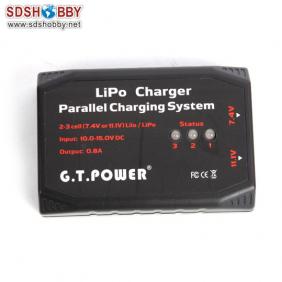 GT Power 2S--3S AC/DC Lipo Charger with Parallel Charging System New Item in 2012