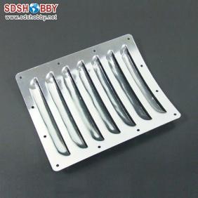 Cooling fin for airplane cowl  75×60×0.5mm