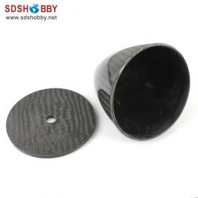 RC Model Carbon Fiber Spinner 4.75in/121mm with Carbon Fiber Back Plate 3K Surface Processing