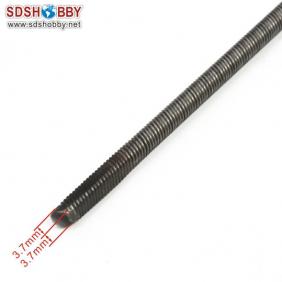 Flexible Axle (Round & Square) Positive Dia. =φ4.76 Side=3.7X3.7mm Length=300mm for RC Model Boat