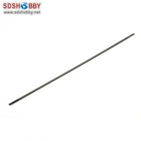 Flexible Axle (Round & Square) Positive Dia. =φ4.76 Side=3.7X3.7mm Length=300mm for RC Model Boat