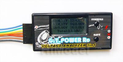 G.T.Power 3 in 1 Battery Voltage Analyzer