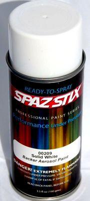 Spaz Stix Solid White / Glow Backer Aerosol Paint 3.5oz. SZX00209