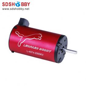 Leopard LBP4074-4Y KV1050 4 Poles Inrunner Brushless Motor for RC Car