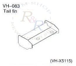 Tail fin (VH-X5115)