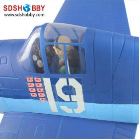50in F6F Hellcat Brushless Foam Electric Airplane RTF with 2.4G Radio Control/ Retractable Landing Gear