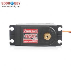 Power HD 40kg/ 170g High Torque High Voltage Digital RC Model Servo HD1235MG for Airplanes/ Helicopter/ Cars/ Trucks and Boats (17T)