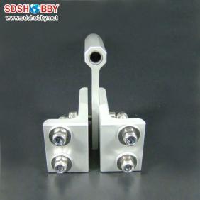 Shaft Bracket with Length-B=50mm Dia.=5, Height=65mm