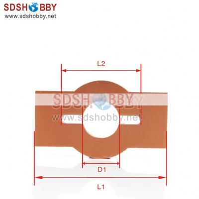 Motor Mount without Water Cooling for Motors of RC Model Boat