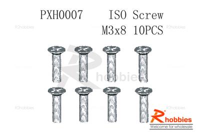 ISO Screw M3 x 8