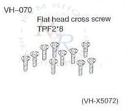 TPF2*8Flat head cross screw TPF2*8 (VH-X5072)