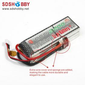 Gens ACE New Design High Quality 2200mAh 25C 3S 11.1V Lipo Battery with T Plug