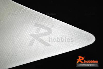 600 Helicopter Fiberglass Fuselage Canopy - White