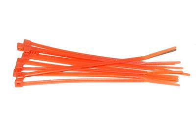 Zip Ties (Orange 10pcs)