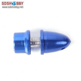 Aluminum Bullet Propeller Adaptor 3.17mm Blue Color