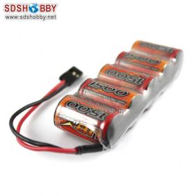 VB Ni-MH Power Battery 1500mAh 6.0V 5S Standard Packs for RC Car RC Boat