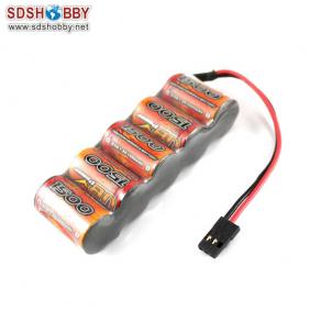 VB Ni-MH Power Battery 1500mAh 6.0V 5S Standard Packs for RC Car RC Boat