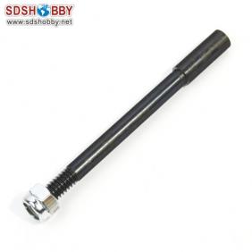 Drive Shaft with Teeth/ Thread (Positive) Side=5X5mm Length=106mm Dia.-A=5mm Dia.-B=7.9mm for RC Model Boat