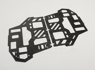 Carbon Fiber Main Frame Side Plates (2pcs/bag) HK-550GT