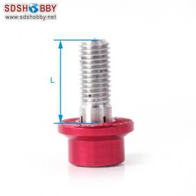 Aluminum Bullet Propeller Adaptor 4.0mm Red Color