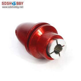 Aluminum Bullet Propeller Adaptor 4.0mm Red Color