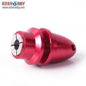 Aluminum Bullet Propeller Adaptor 4.0mm Red Color