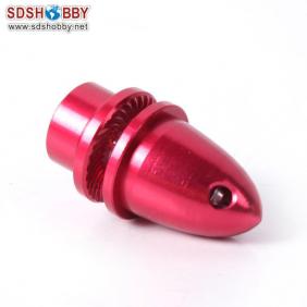 Aluminum Bullet Propeller Adaptor 4.0mm Red Color